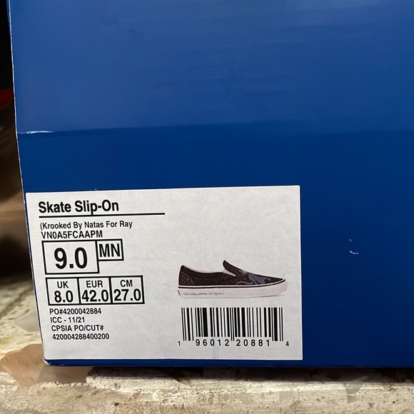 Vans skate slip On Krooked by Natas for Ray - Picture 11 of 12